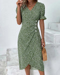 Charlene Fresh Bloom V-Neck Dress