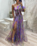 Elise Elegant Split Dress