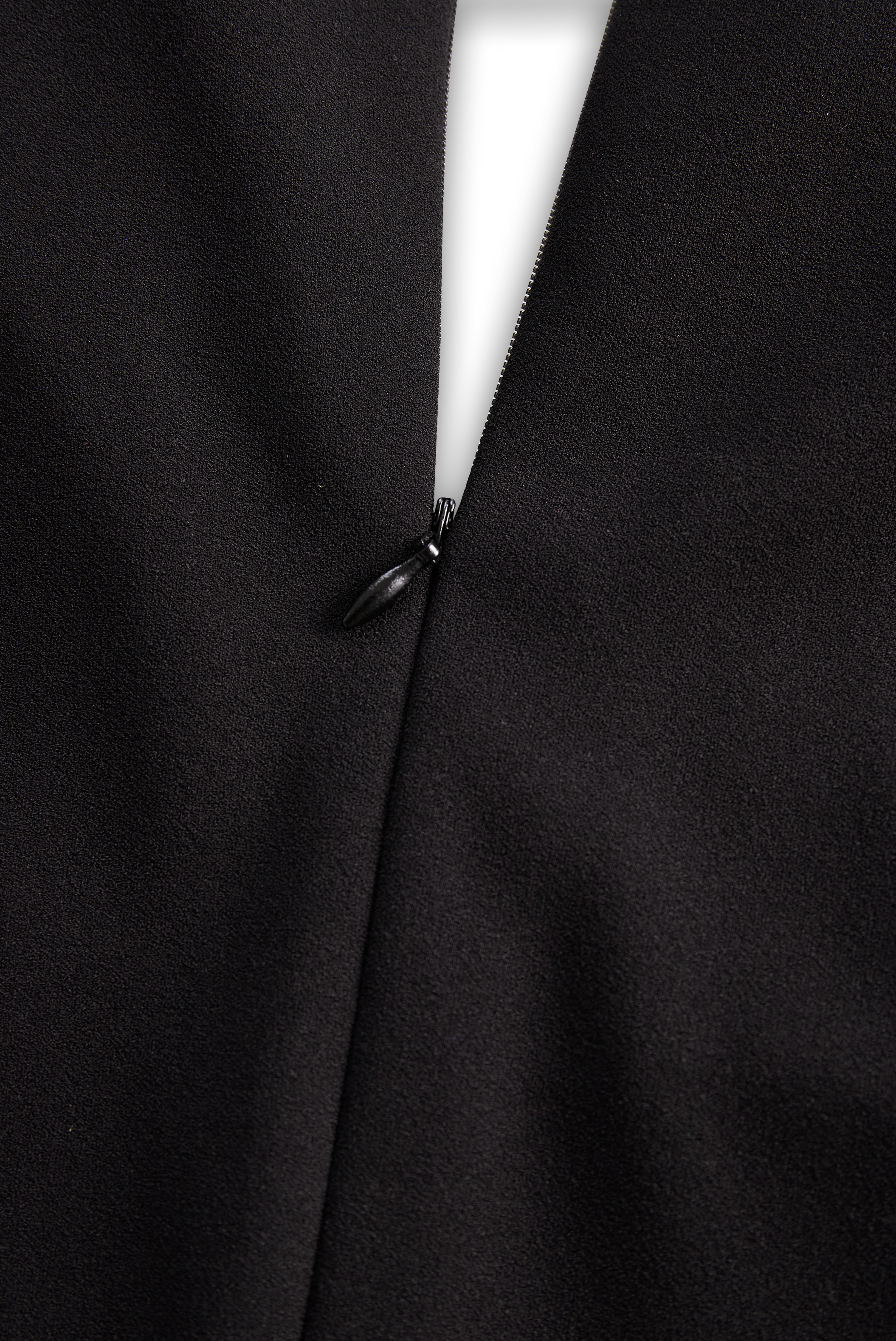 Black Sheath Dress | Belted Waist | Mandarin Collar | Refined Modern Elegance