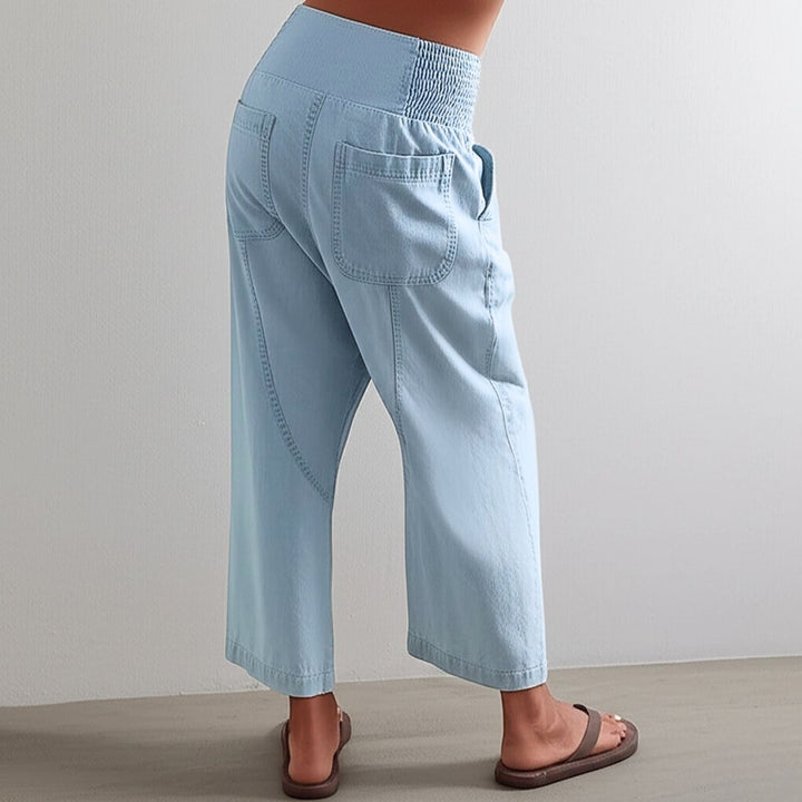 Vireya Curved Seam Wide Leg Pants
