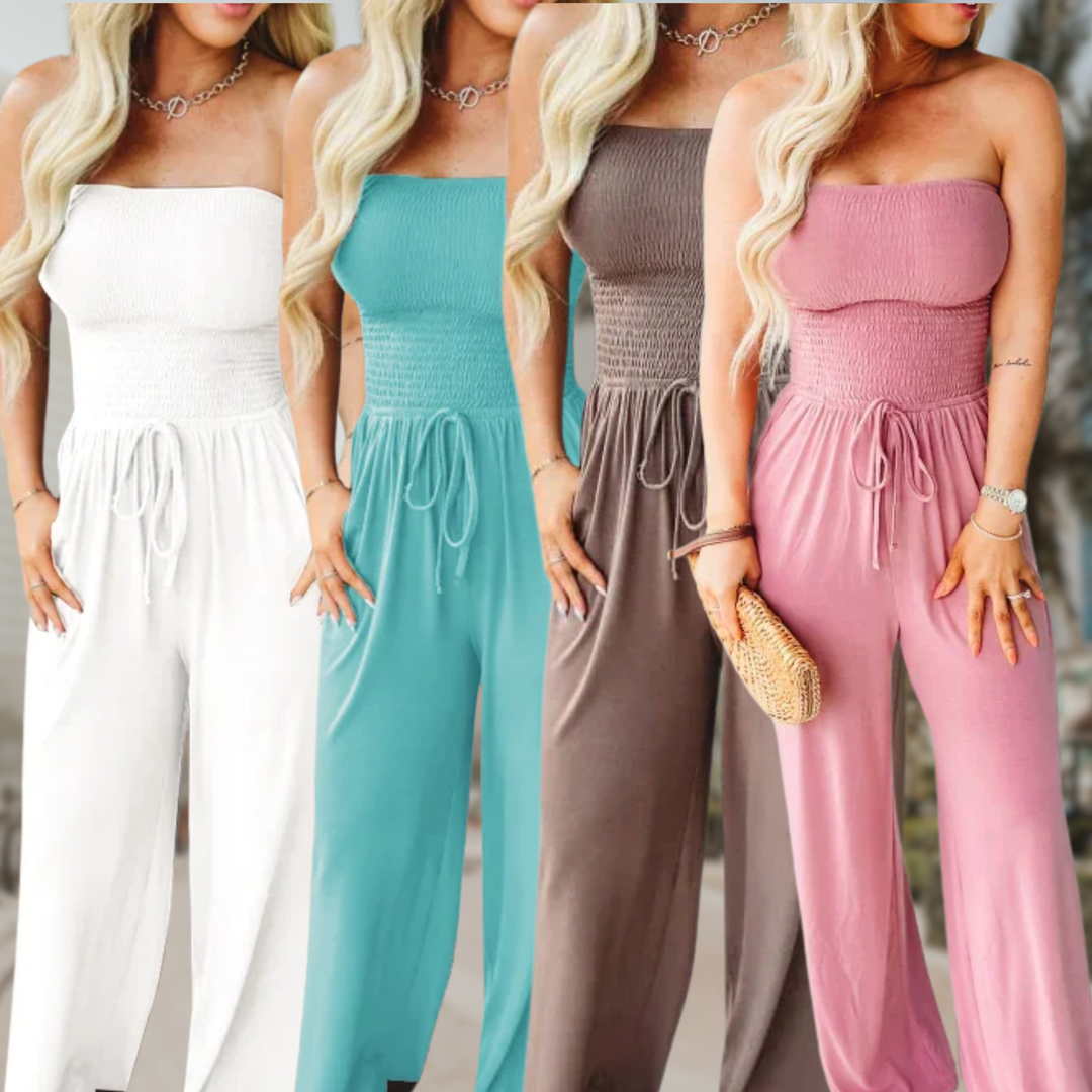 Bella Trendy Off-Shoulder Jumpsuit