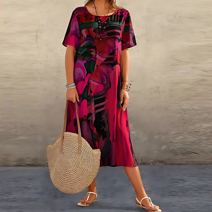 Colora Elegant Floral Dress