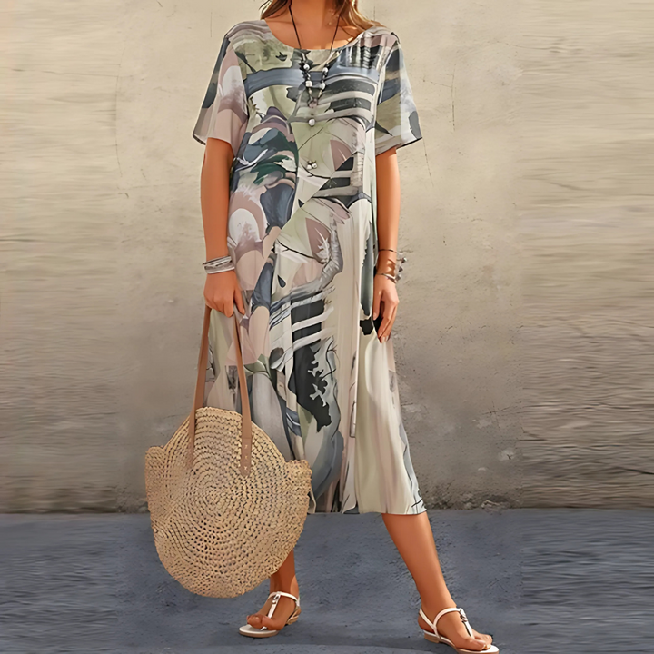 Colora Elegant Floral Dress