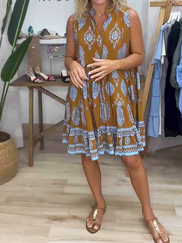 Zara Tiered Mini Dress