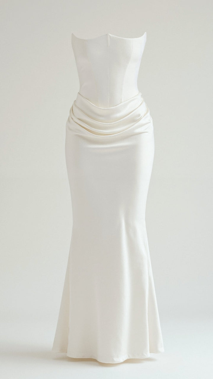 Yvonne Column Maxi Dress for Wedding Guests