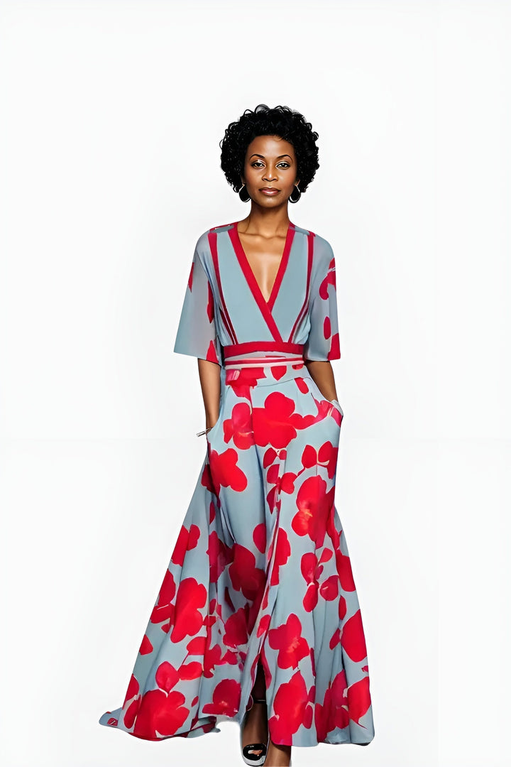 Florita Floral Wrap Dress
