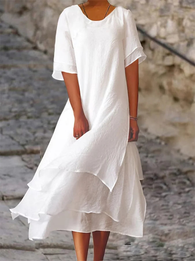 Jessica Lightweight Short Sleeve Dress