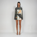 Constance Floral Twist Cocktail Mini Dress