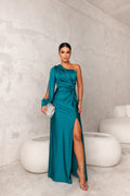 Theresa Elegant One-Shoulder Evening Dress