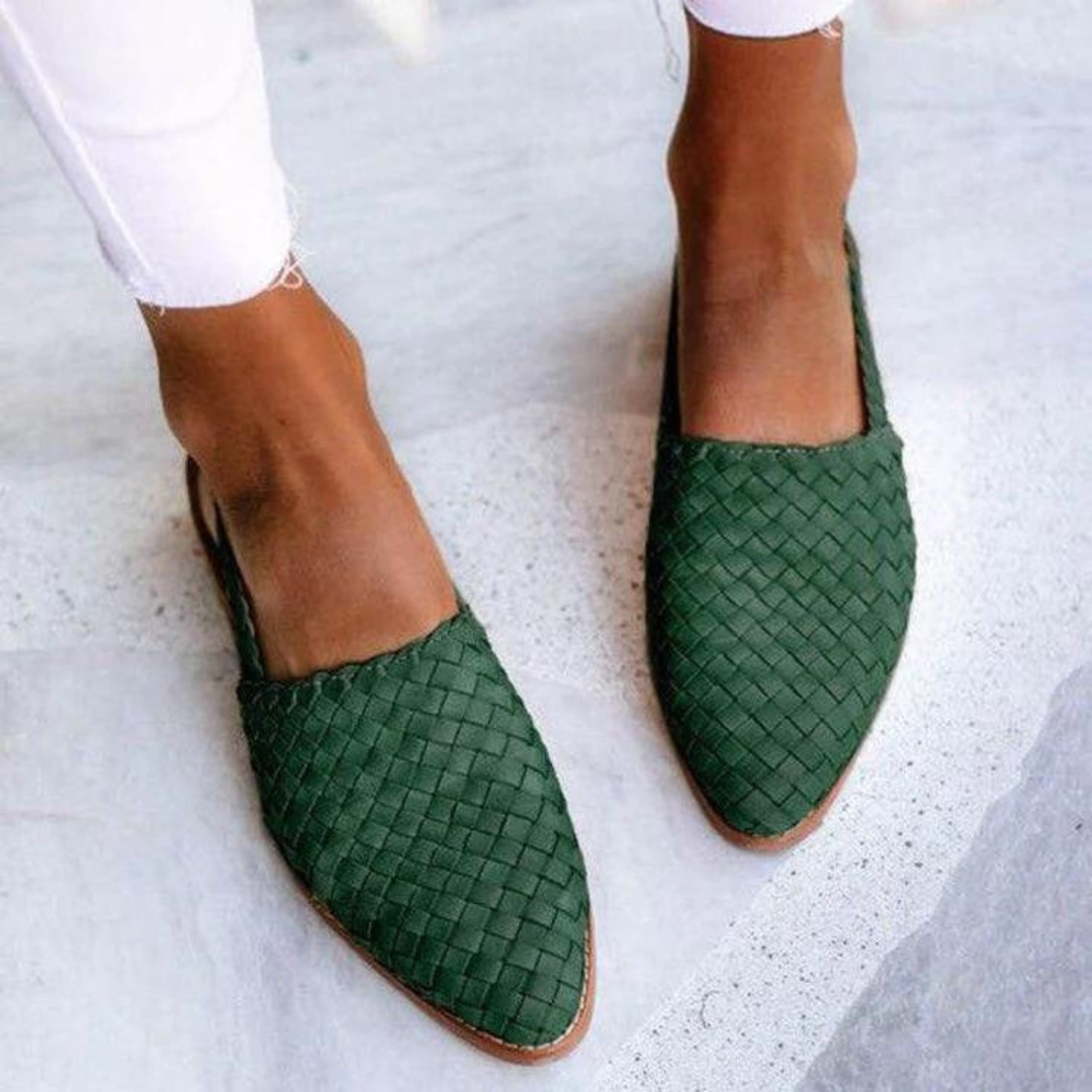 Donna Woven Ballerina Flats
