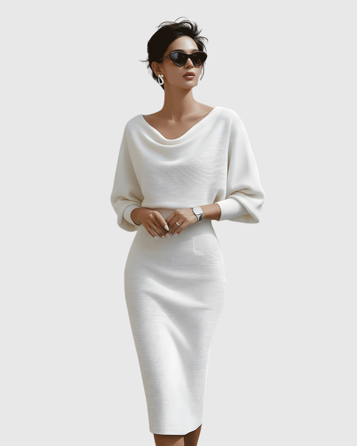 Vivienne Ribbed Midi Dress