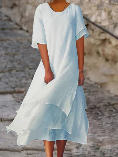 Jessica Lightweight Short Sleeve Dress