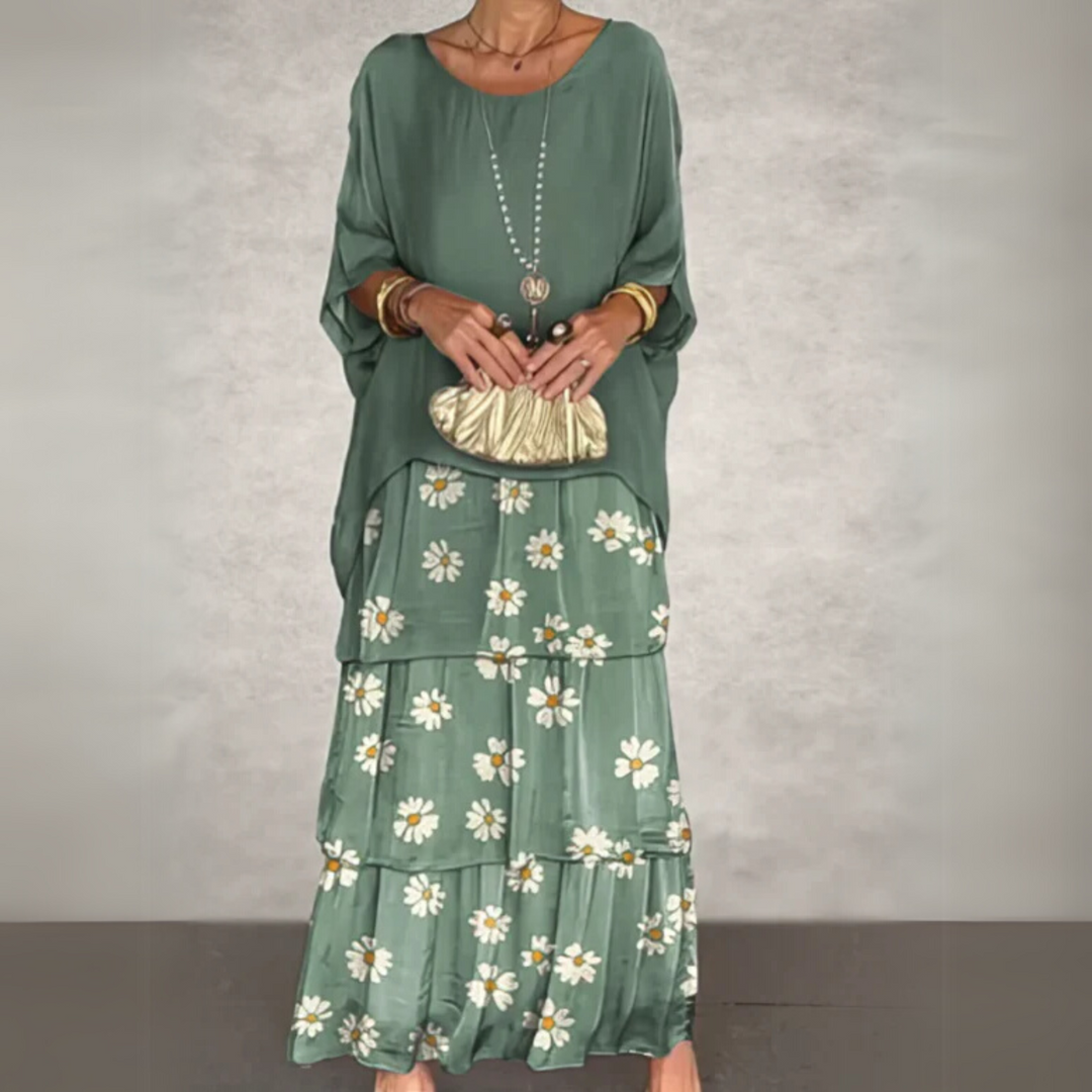 Kali Elegant Long Flowing Dress