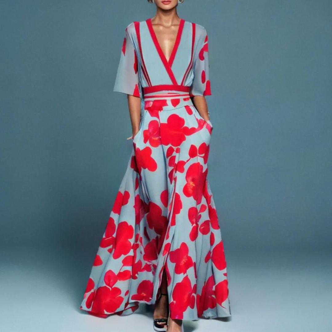 Florita Floral Wrap Dress
