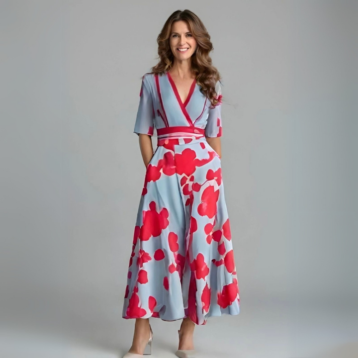Florita Floral Wrap Dress