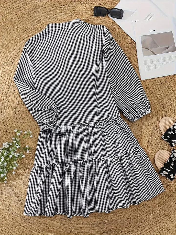 Rosie Gingham Mini Dress