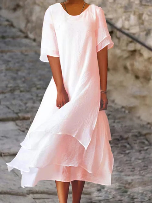 Jessica Lightweight Short Sleeve Dress