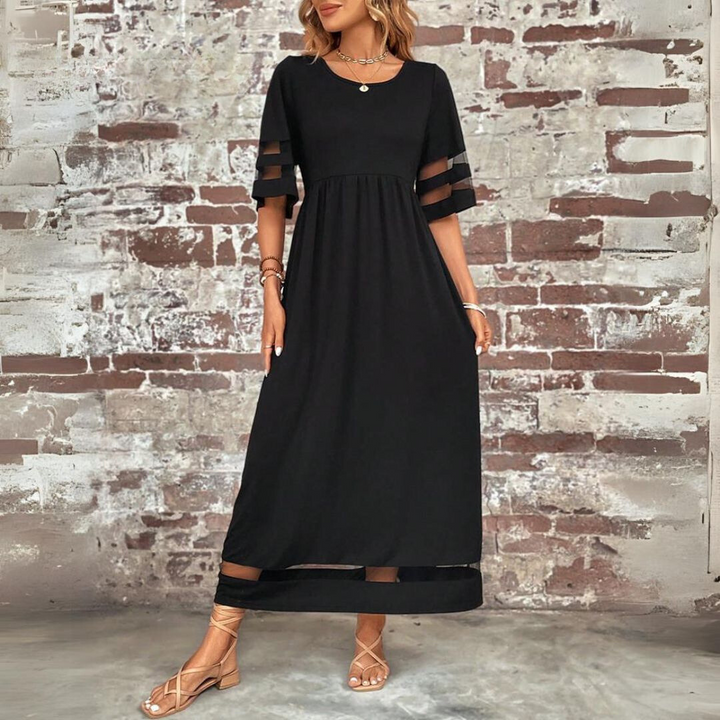 Claudia Elegant Flowing Maxi Dress