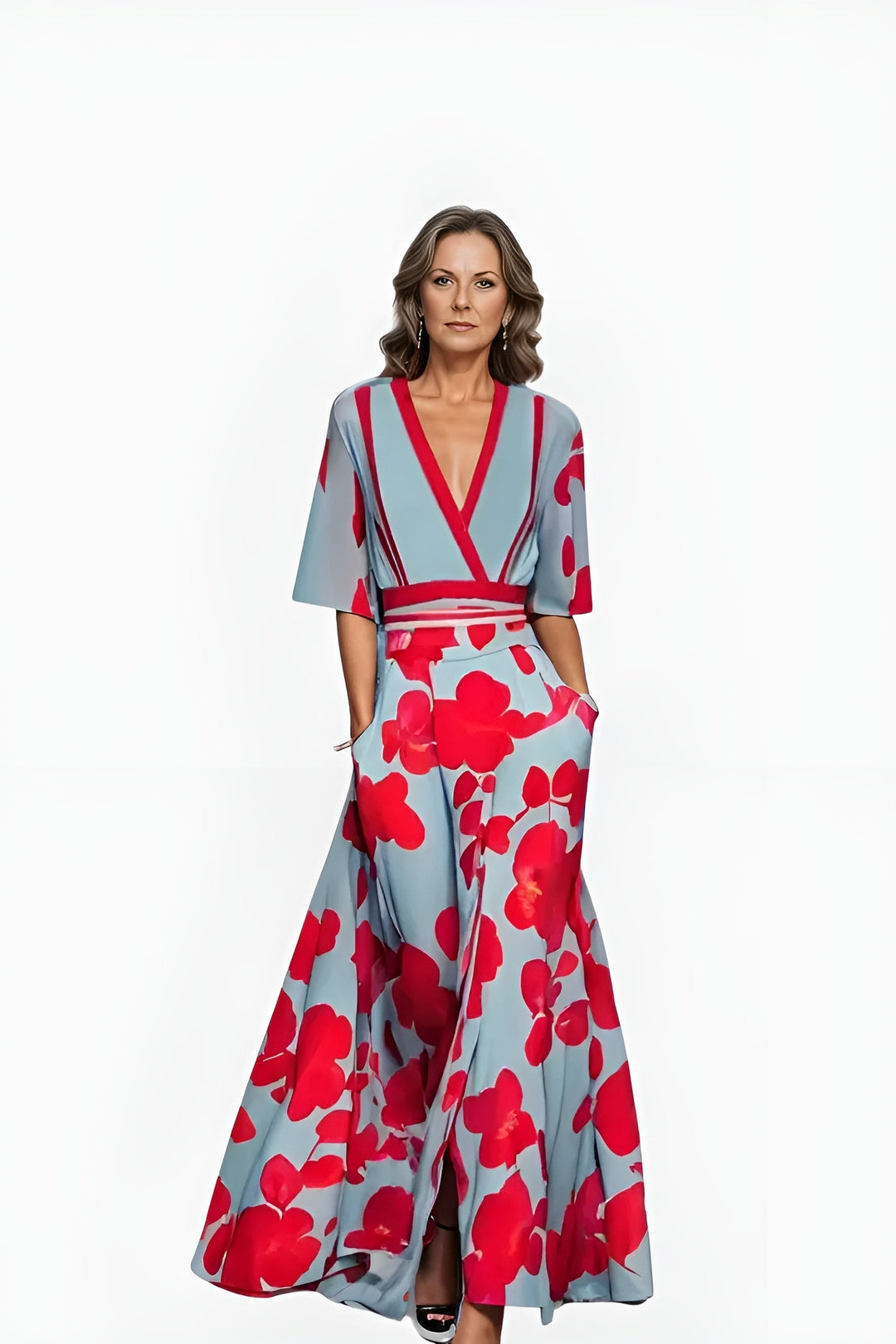 Florita Floral Wrap Dress