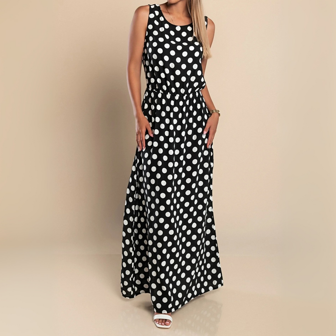 Paula Polka Dot Maxi Dress