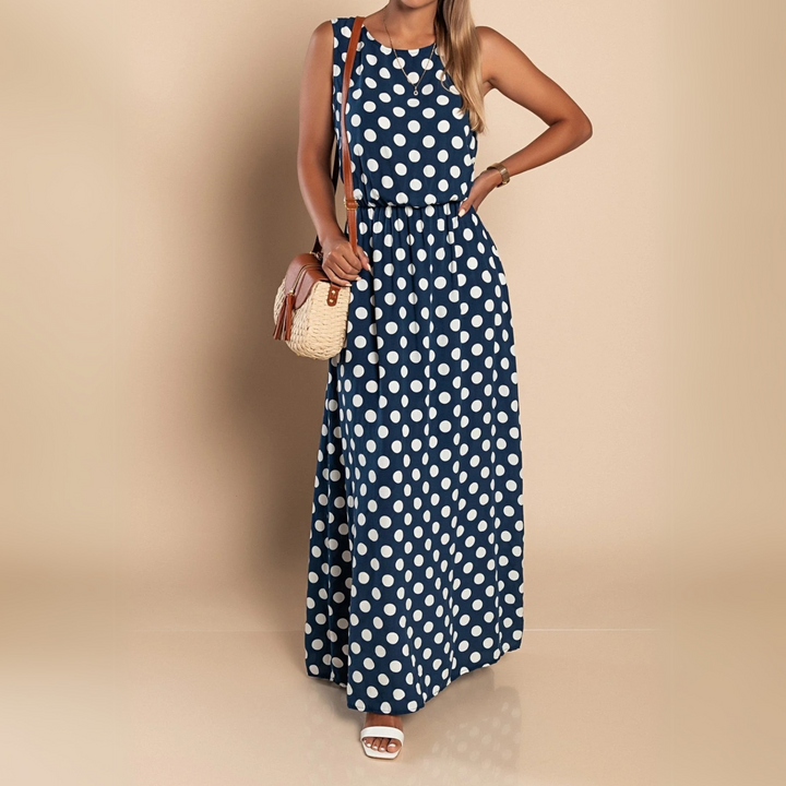 Paula Polka Dot Maxi Dress