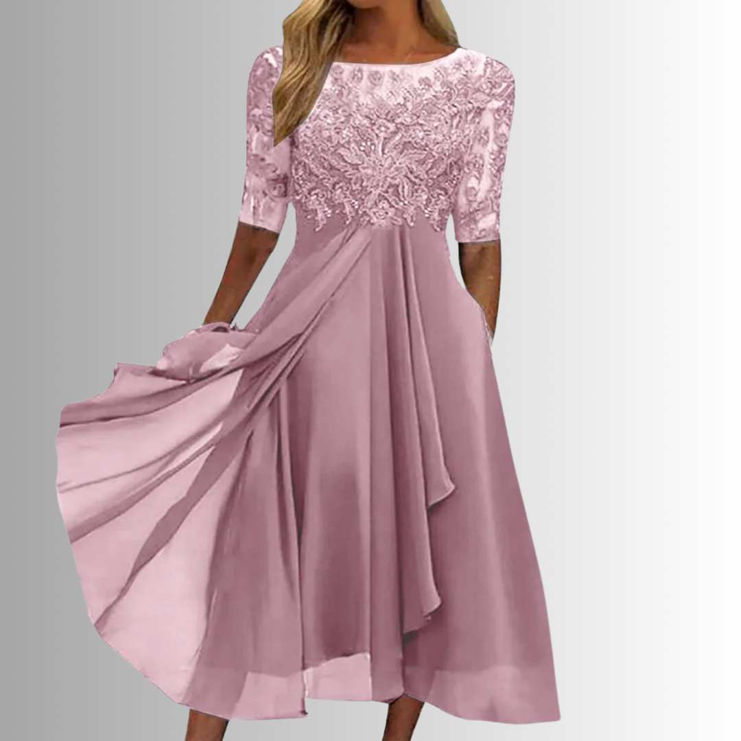 Rhonda Elegant Lace Dress