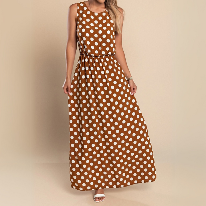 Paula Polka Dot Maxi Dress