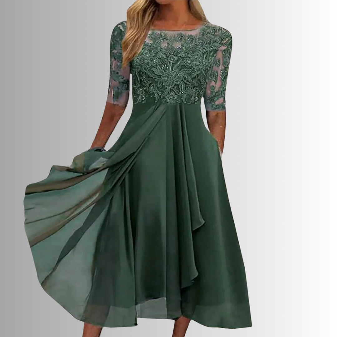Rhonda Elegant Lace Dress