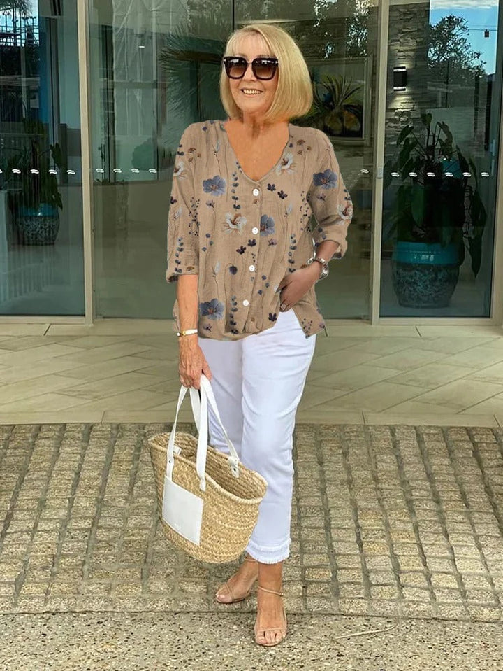 Sherry Floral Top