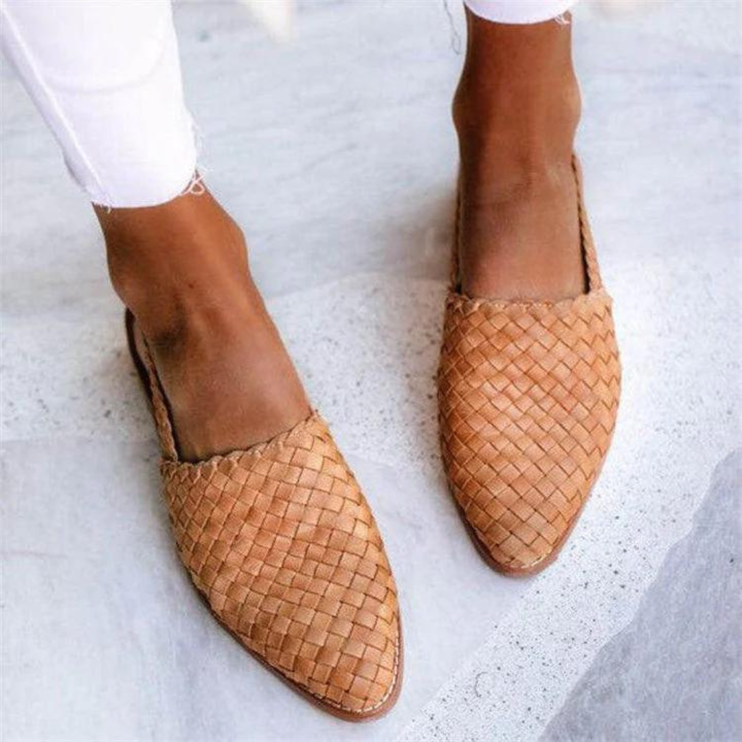 Donna Woven Ballerina Flats