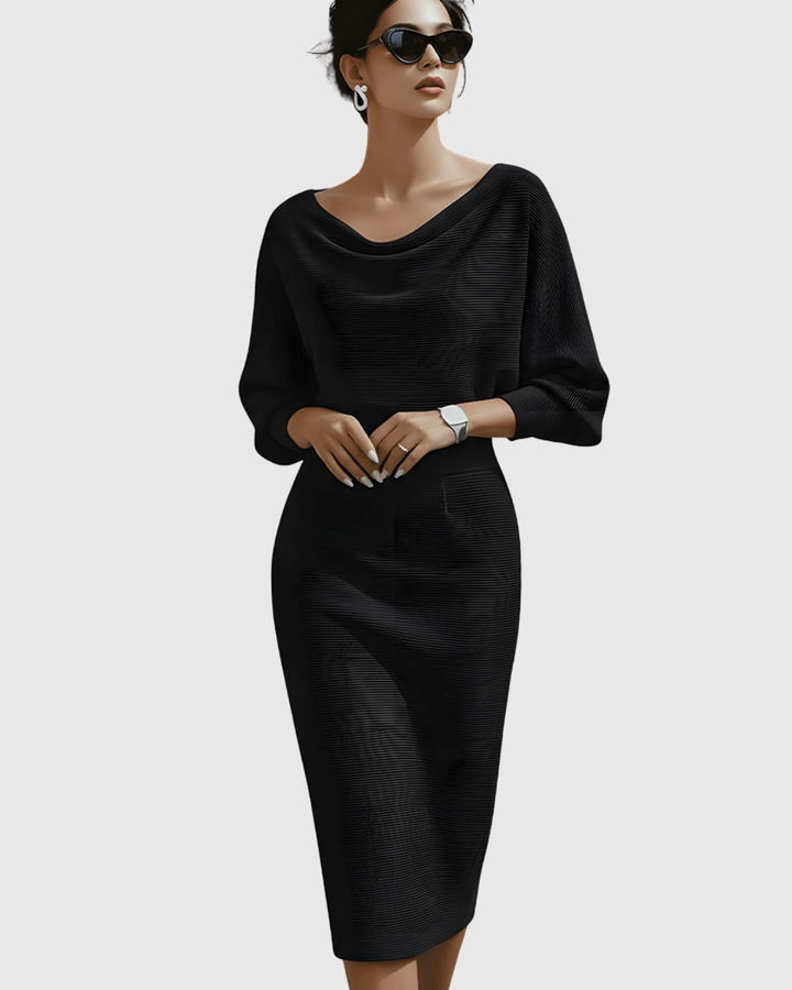 Vivienne Ribbed Midi Dress