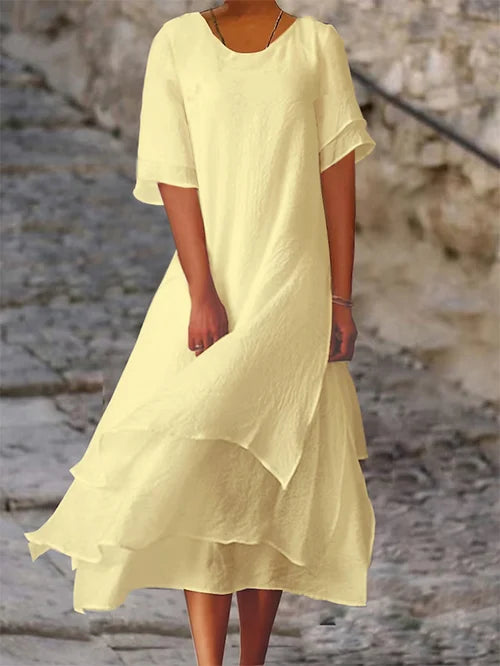 Jessica Lightweight Short Sleeve Dress
