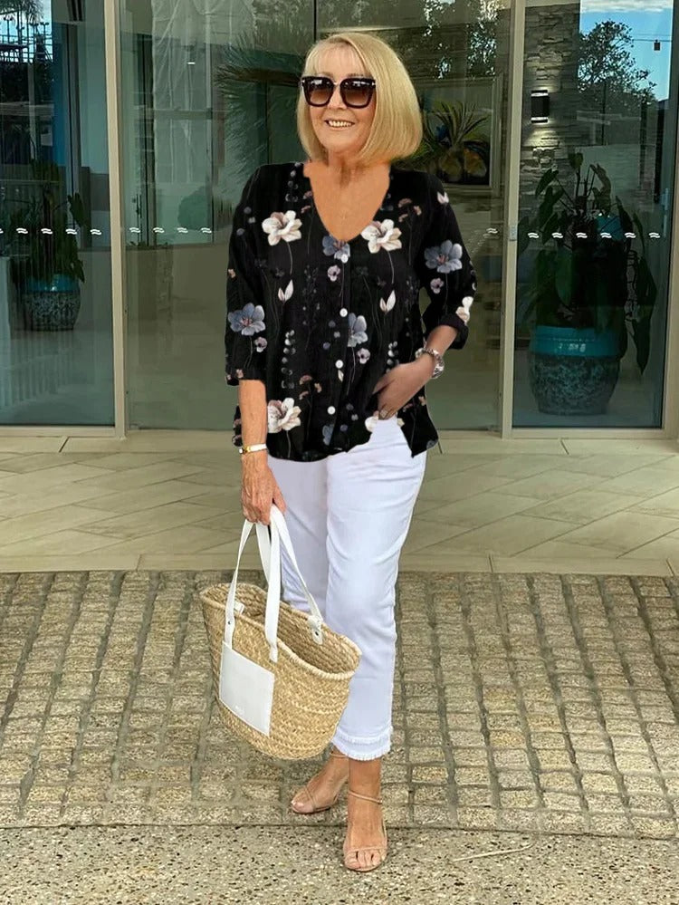 Sherry Floral Top