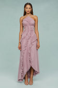 Estelle Elegant Halter Dress