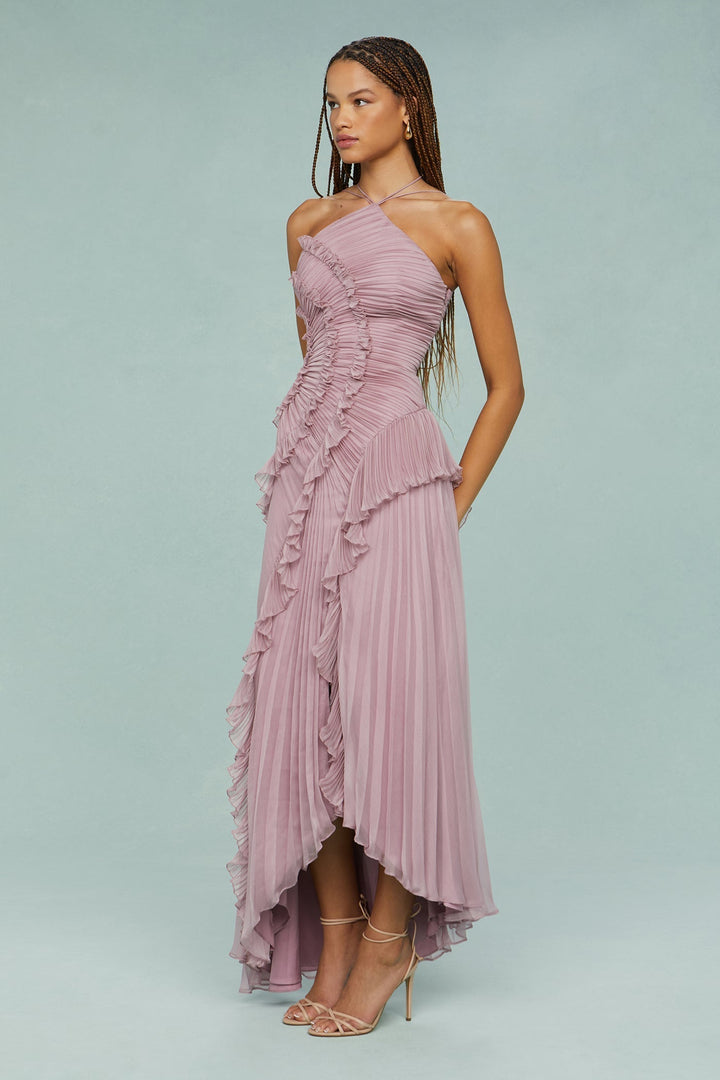 Estelle Elegant Halter Dress