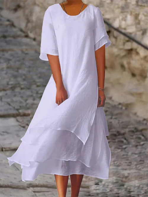 Jessica Lightweight Short Sleeve Dress