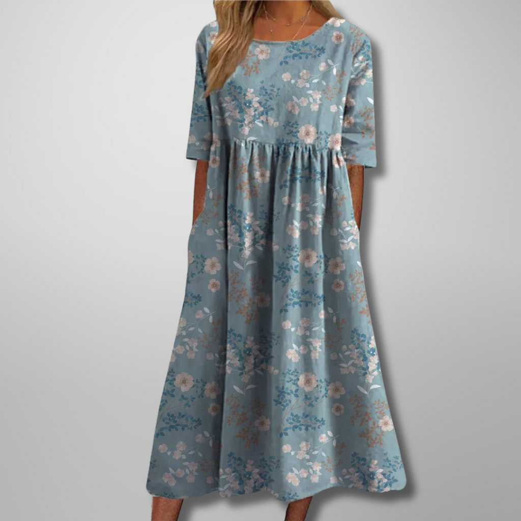 Gail Floral Midi Dress