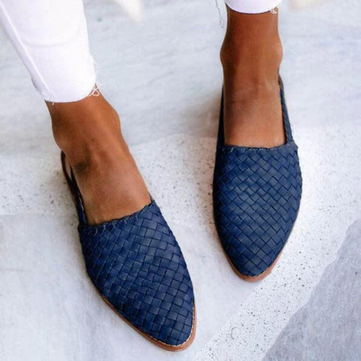 Donna Woven Ballerina Flats