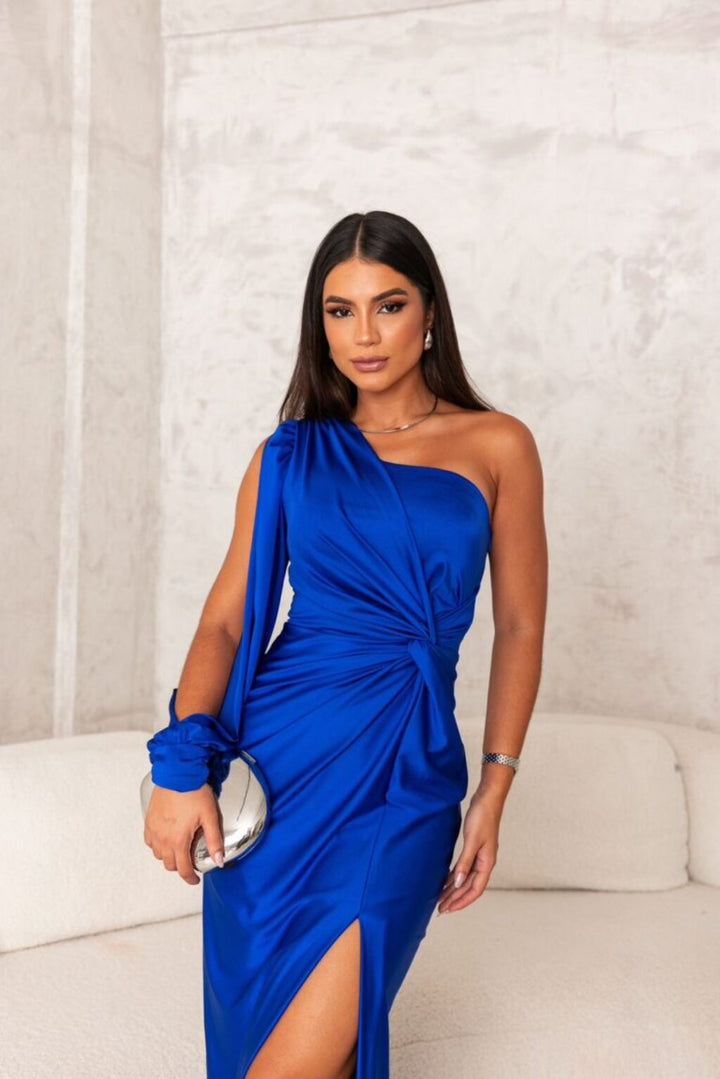 Theresa Elegant One-Shoulder Evening Dress