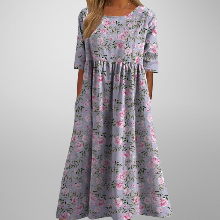 Gail Floral Midi Dress