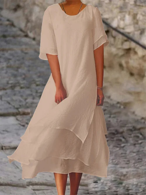 Jessica Lightweight Short Sleeve Dress