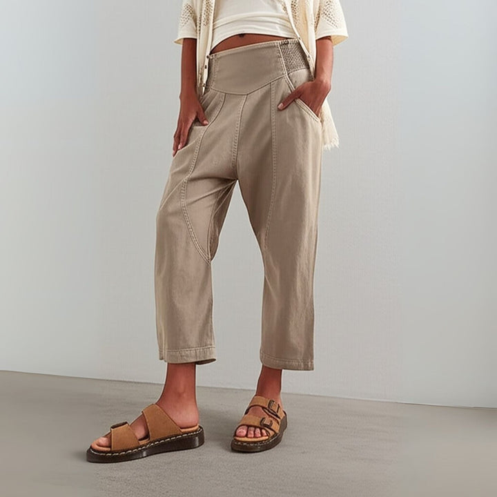 Vireya Curved Seam Wide Leg Pants