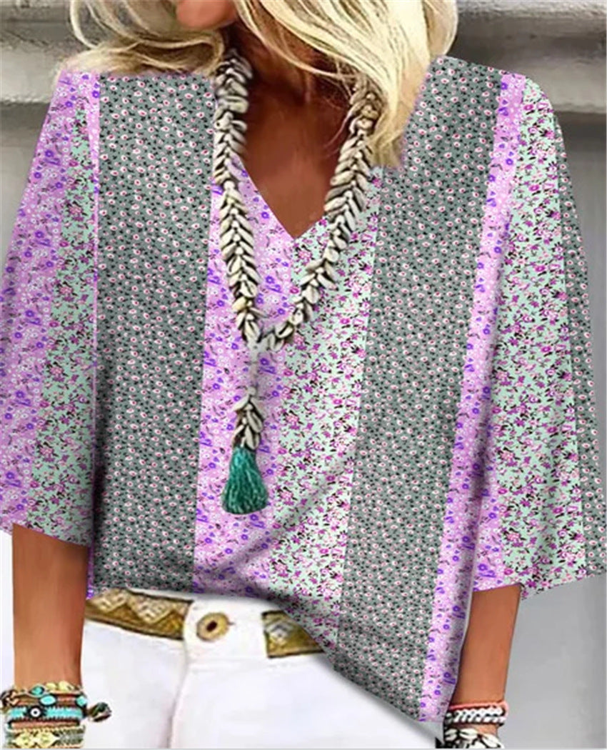 Mosaic Floral Top