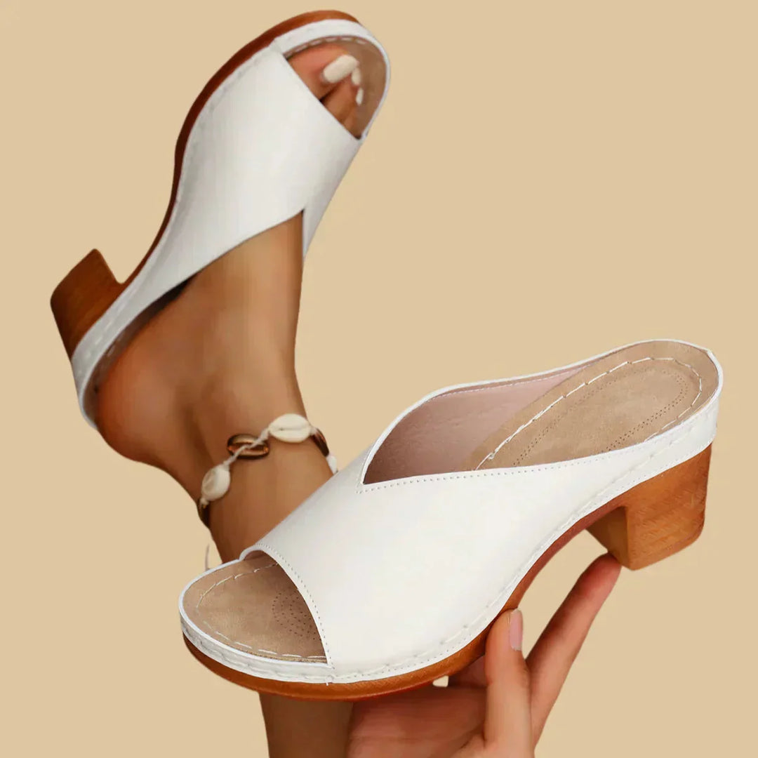 Lisa Orthopedic Sandals with Thick Heels