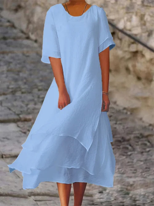 Jessica Lightweight Short Sleeve Dress