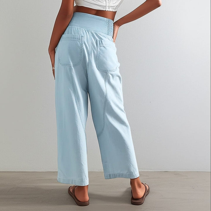 Vireya Curved Seam Wide Leg Pants