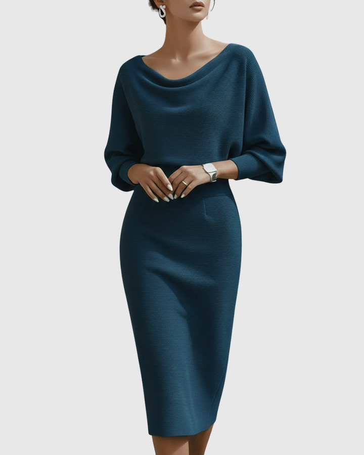 Vivienne Ribbed Midi Dress