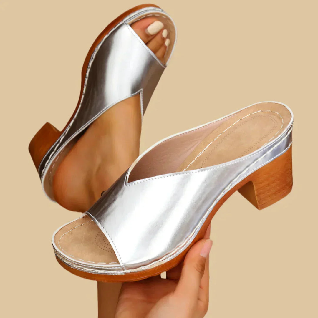 Lisa Orthopedic Sandals with Thick Heels