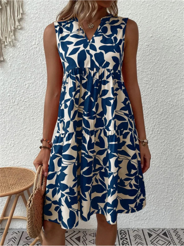 Floral Summer A-Line Dress | Lightweight & Flowy Fit