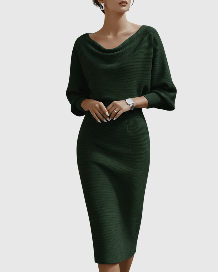 Vivienne Ribbed Midi Dress